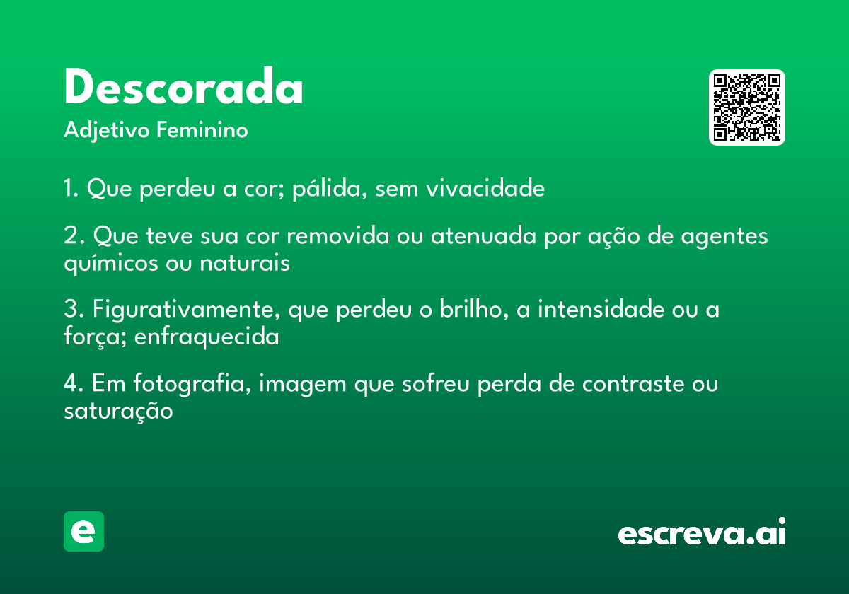 descorada