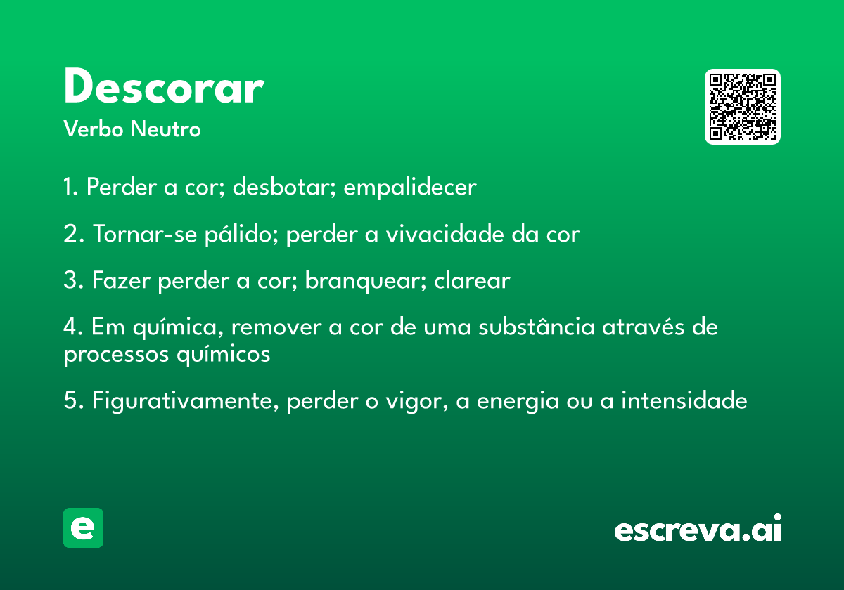 descorar