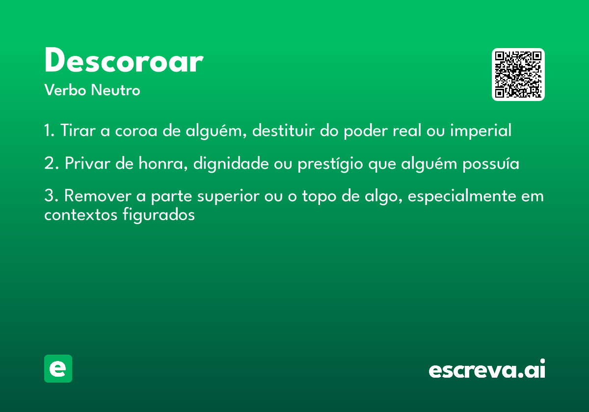 descoroar