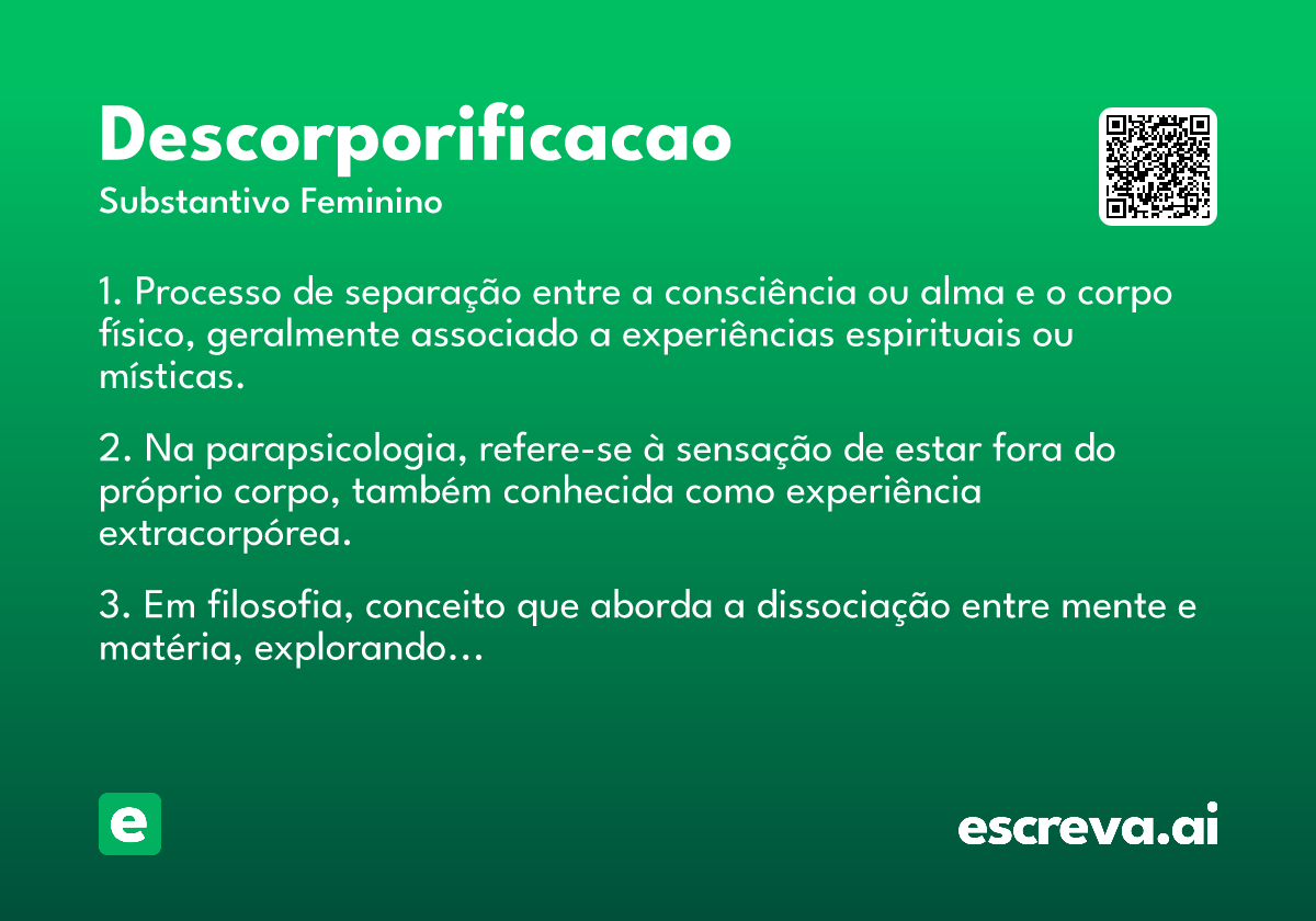 descorporificacao