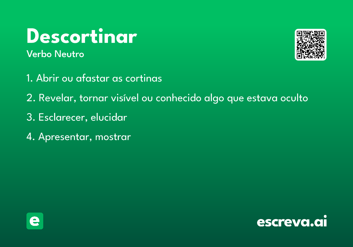 descortinar