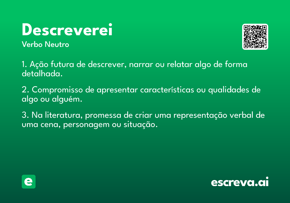 descreverei