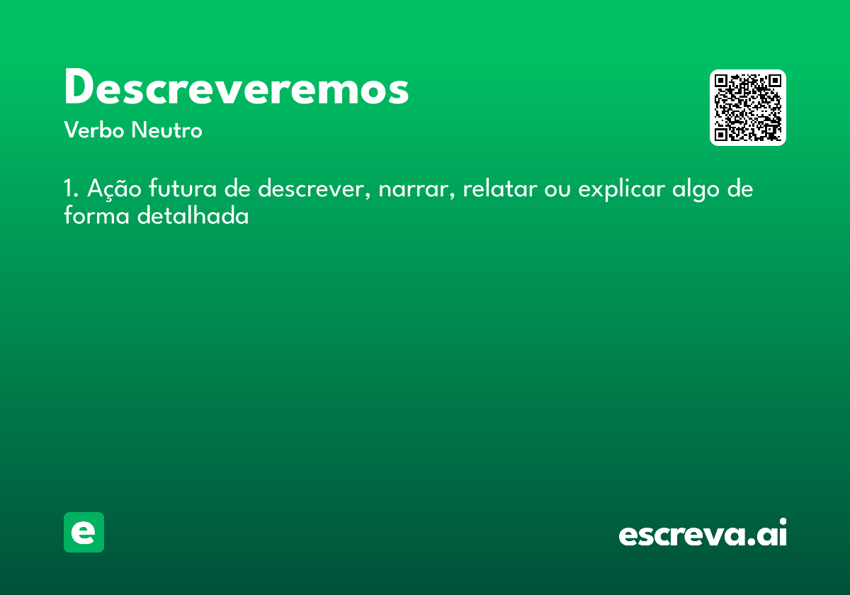 descreveremos