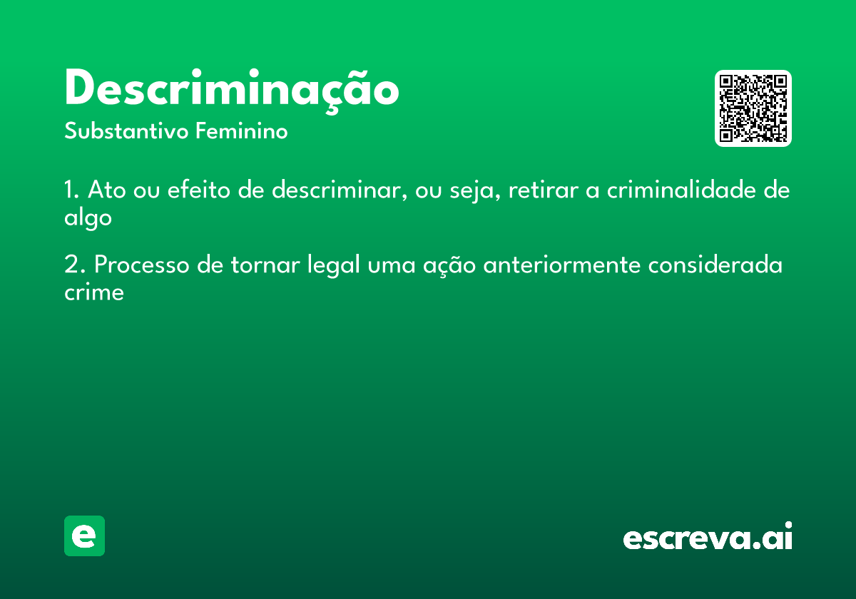 descriminação