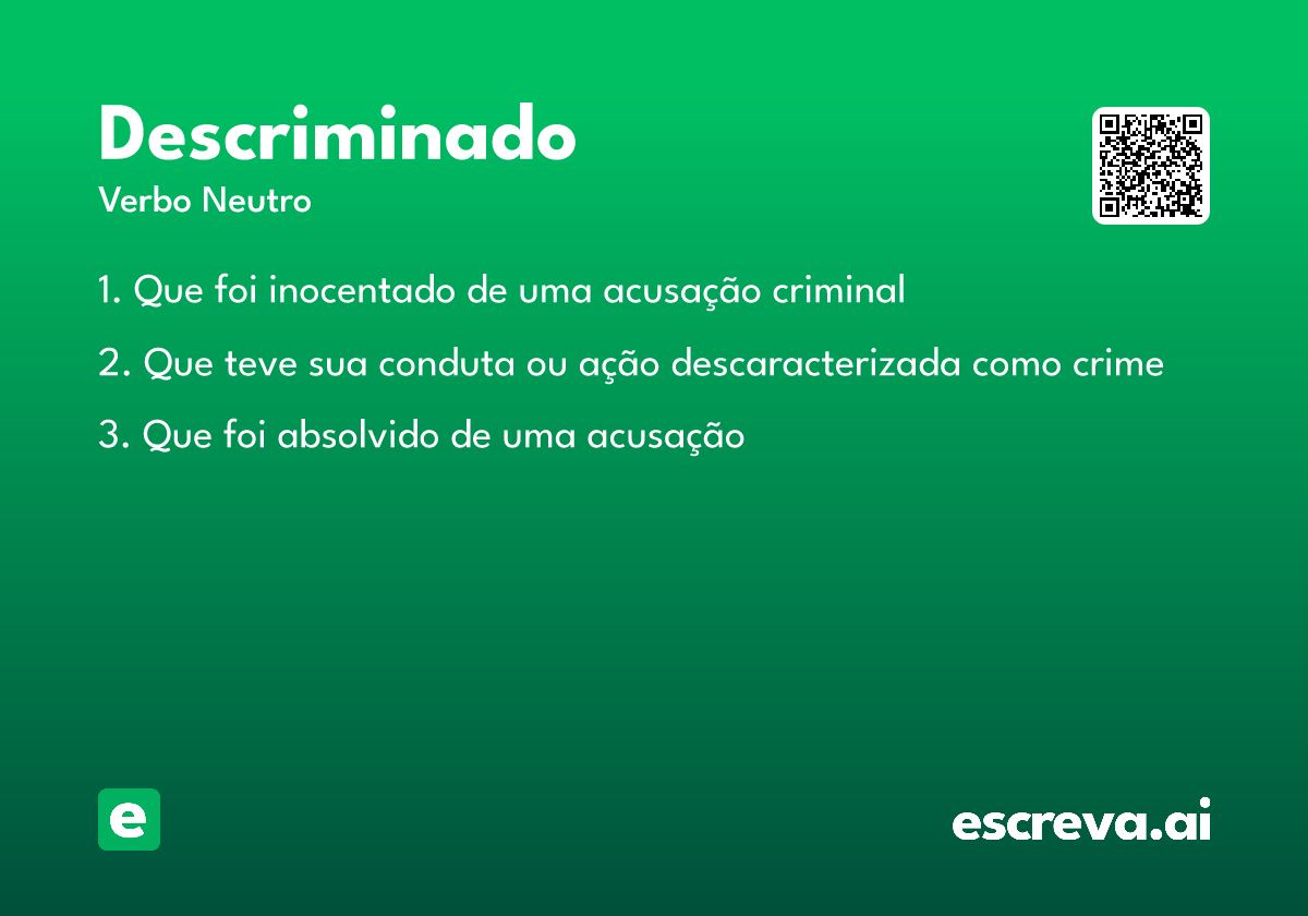descriminado