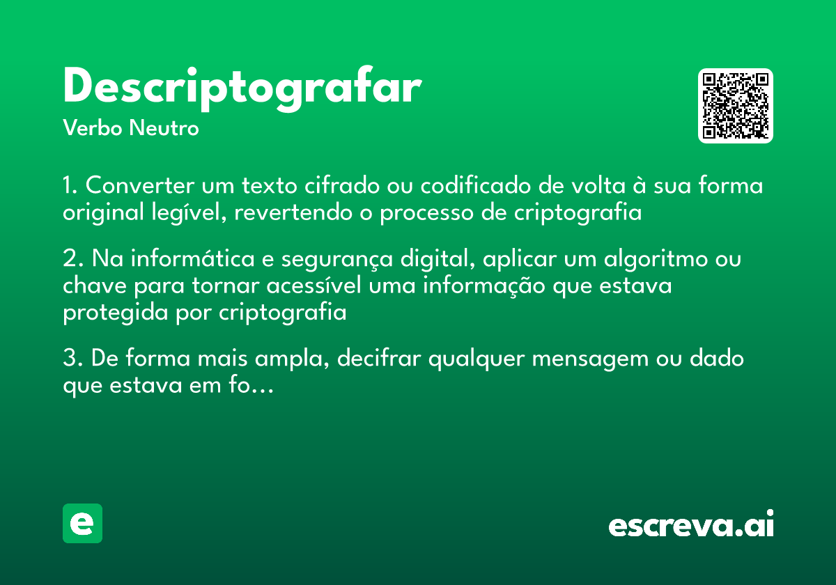 descriptografar