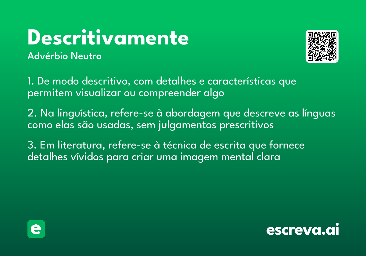 descritivamente