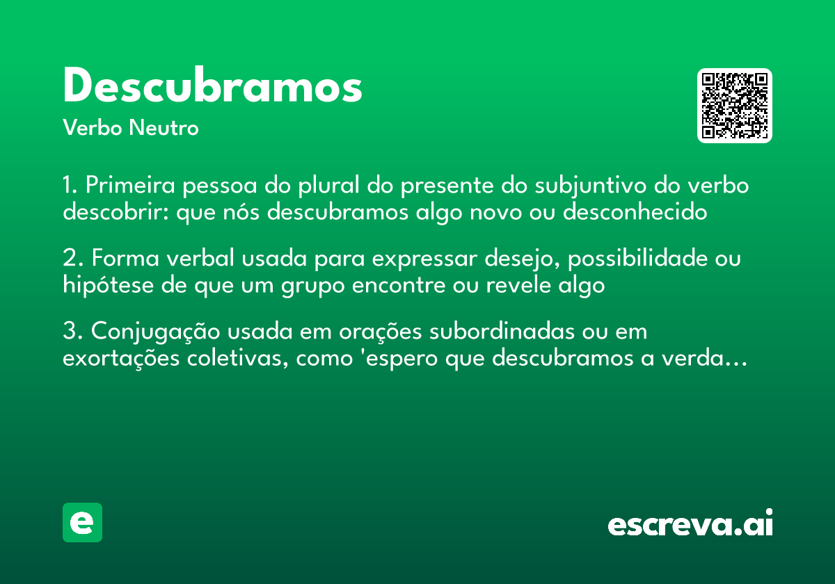 descubramos