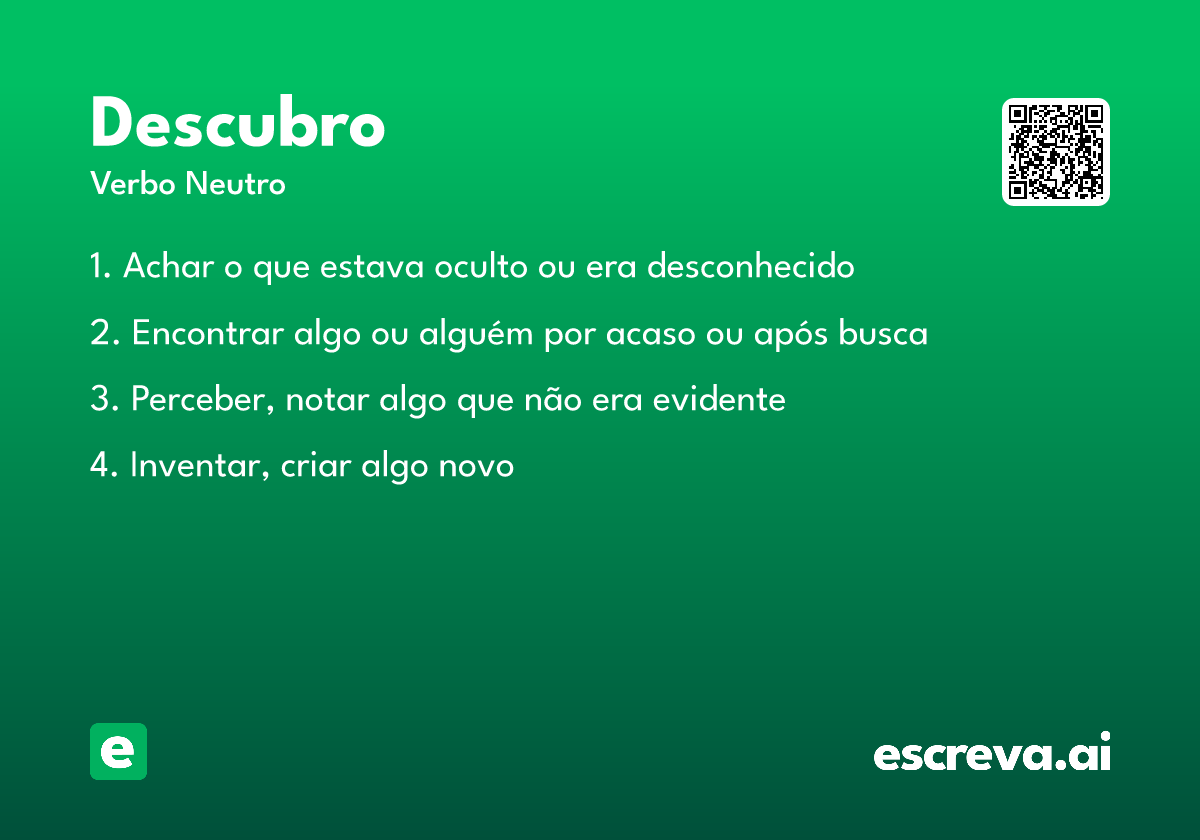 descubro