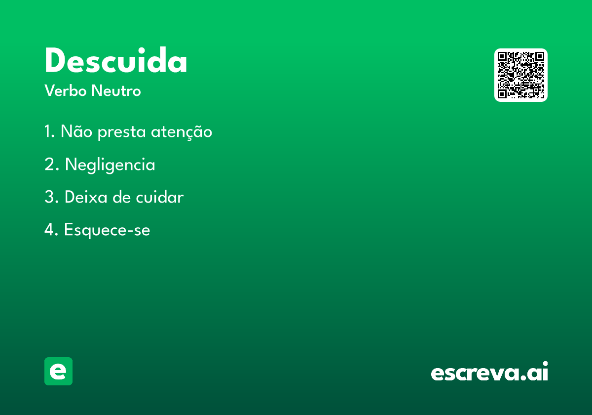 descuida