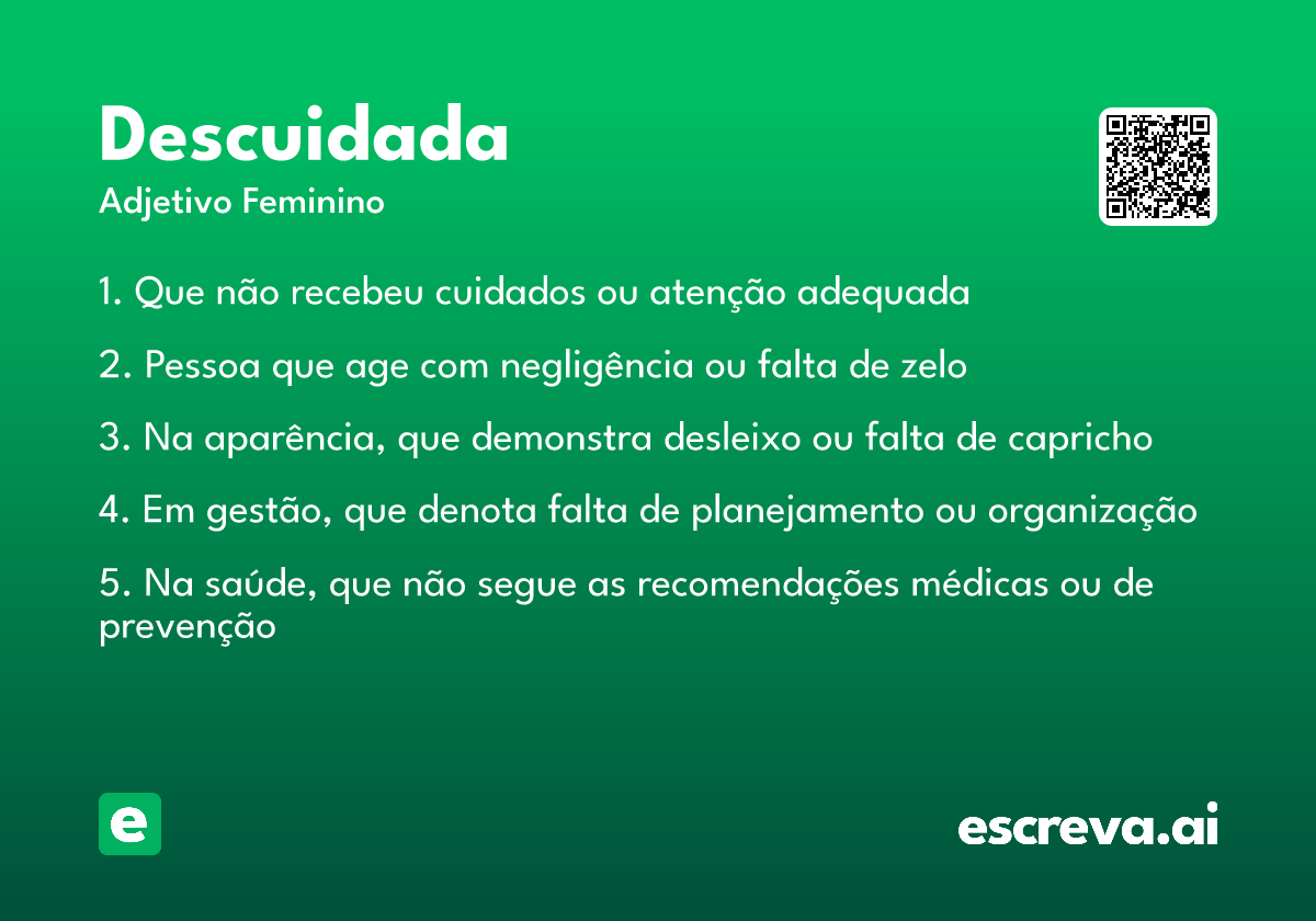 descuidada