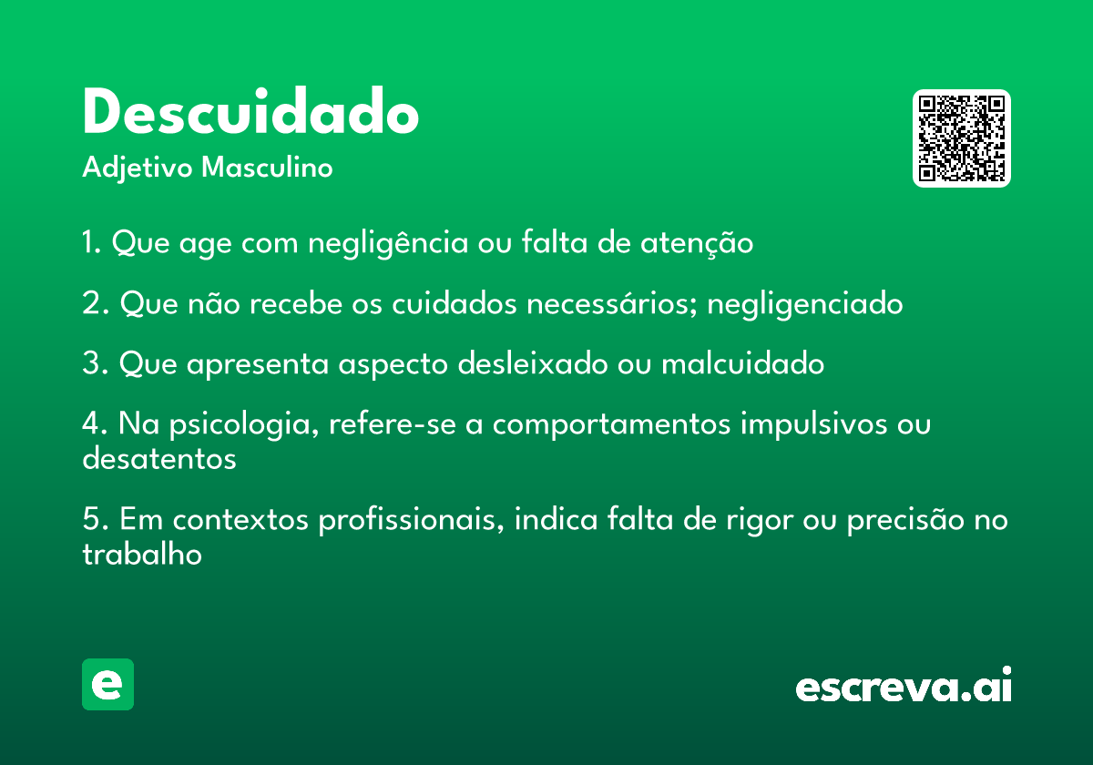 descuidado