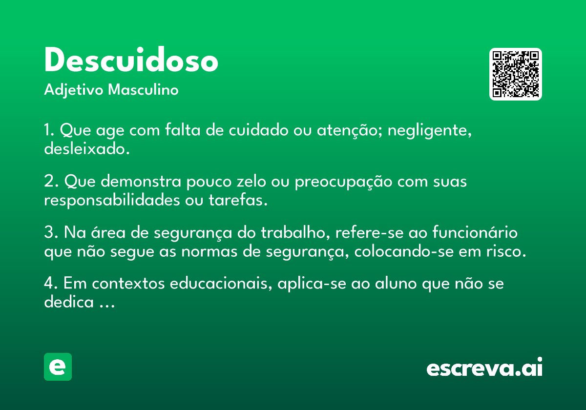 descuidoso