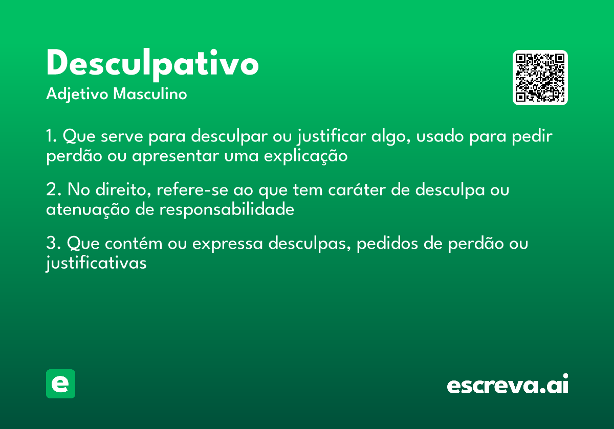 desculpativo