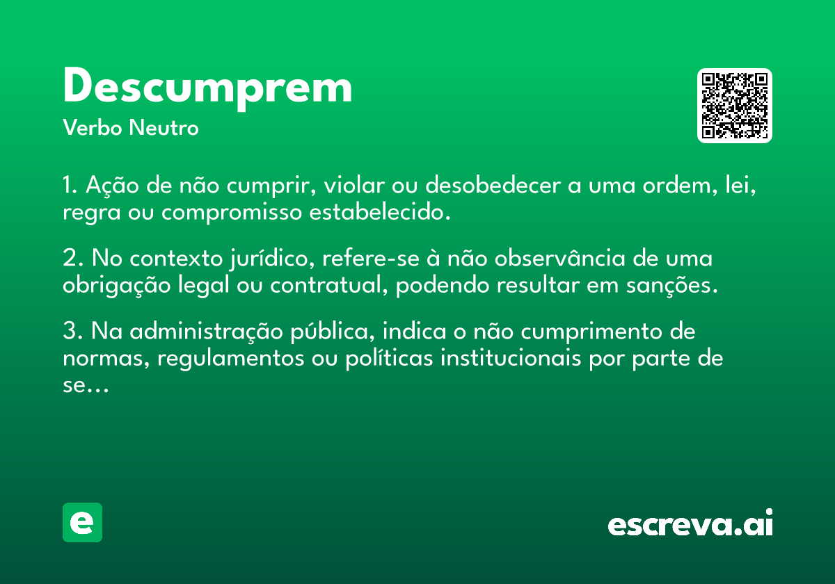 descumprem