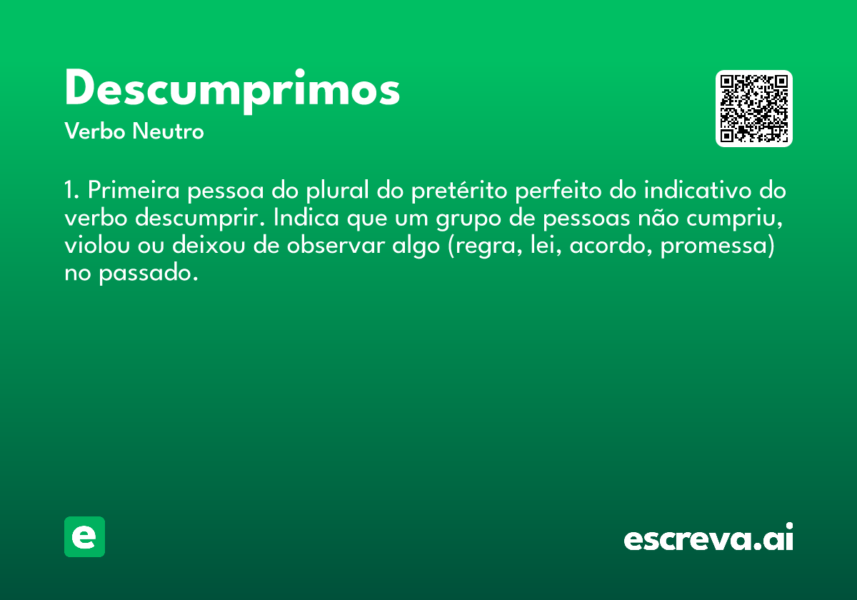 descumprimos
