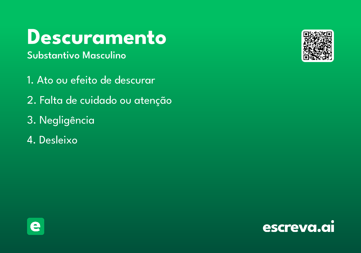 descuramento