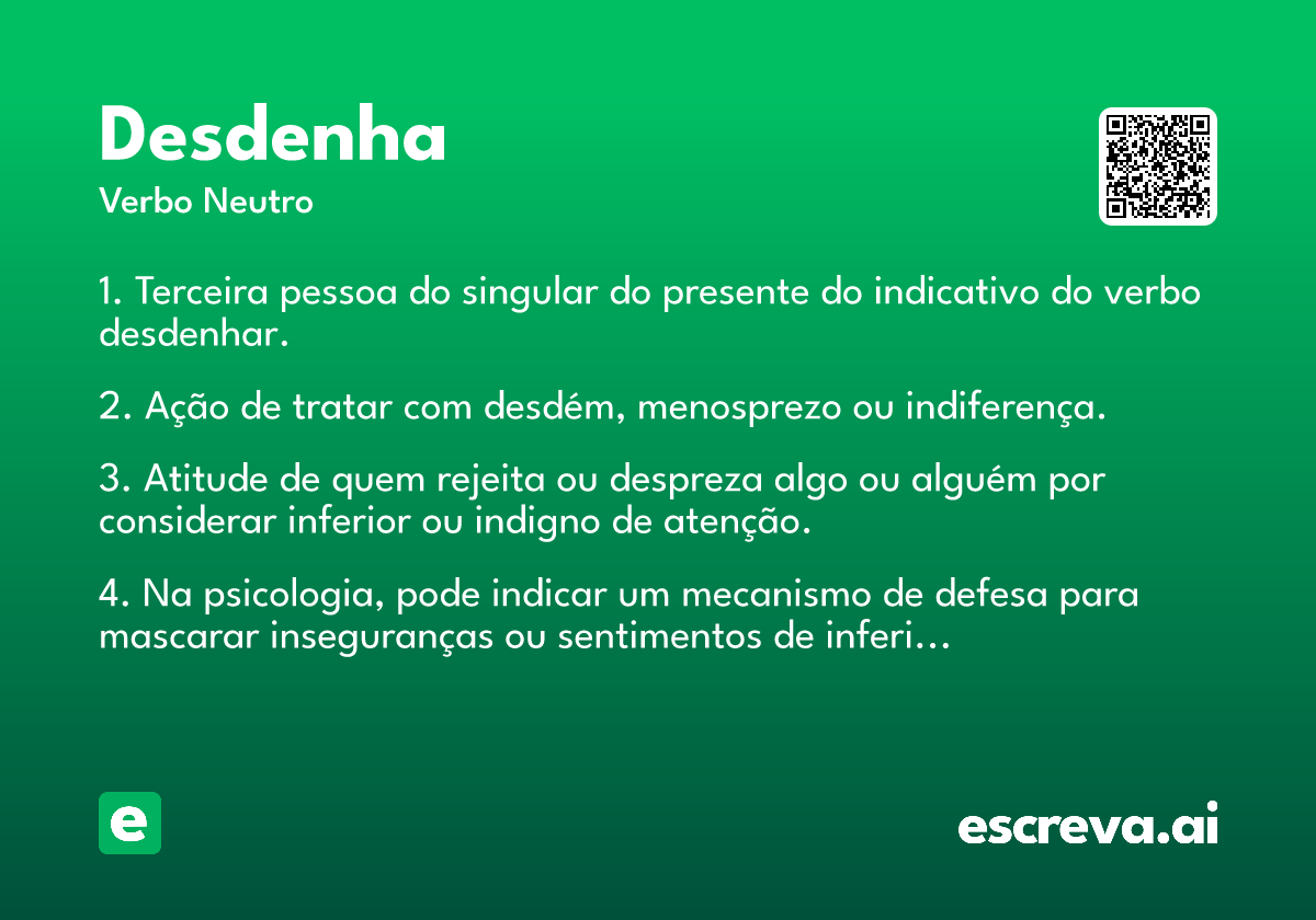 desdenha