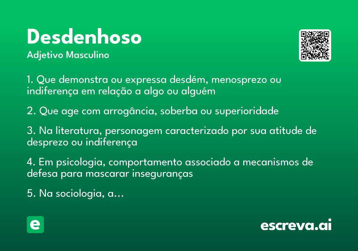 desdenhoso