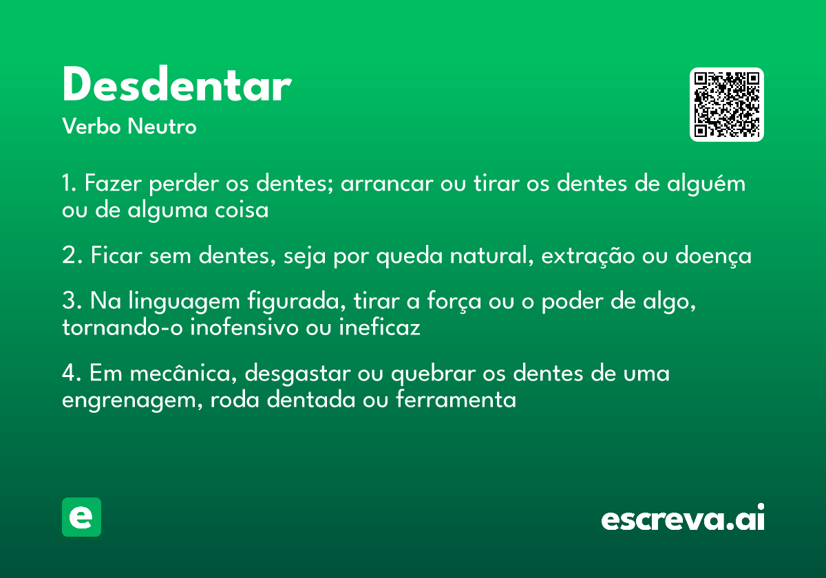 desdentar