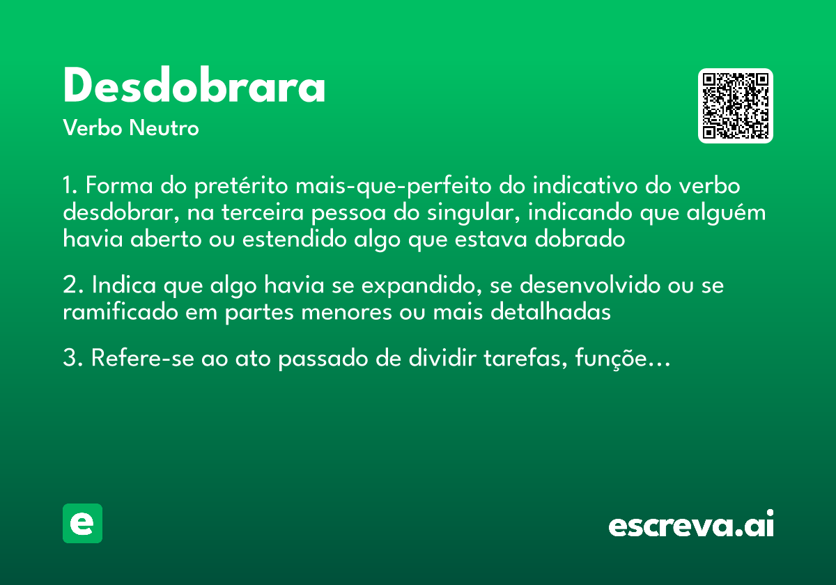 desdobrara
