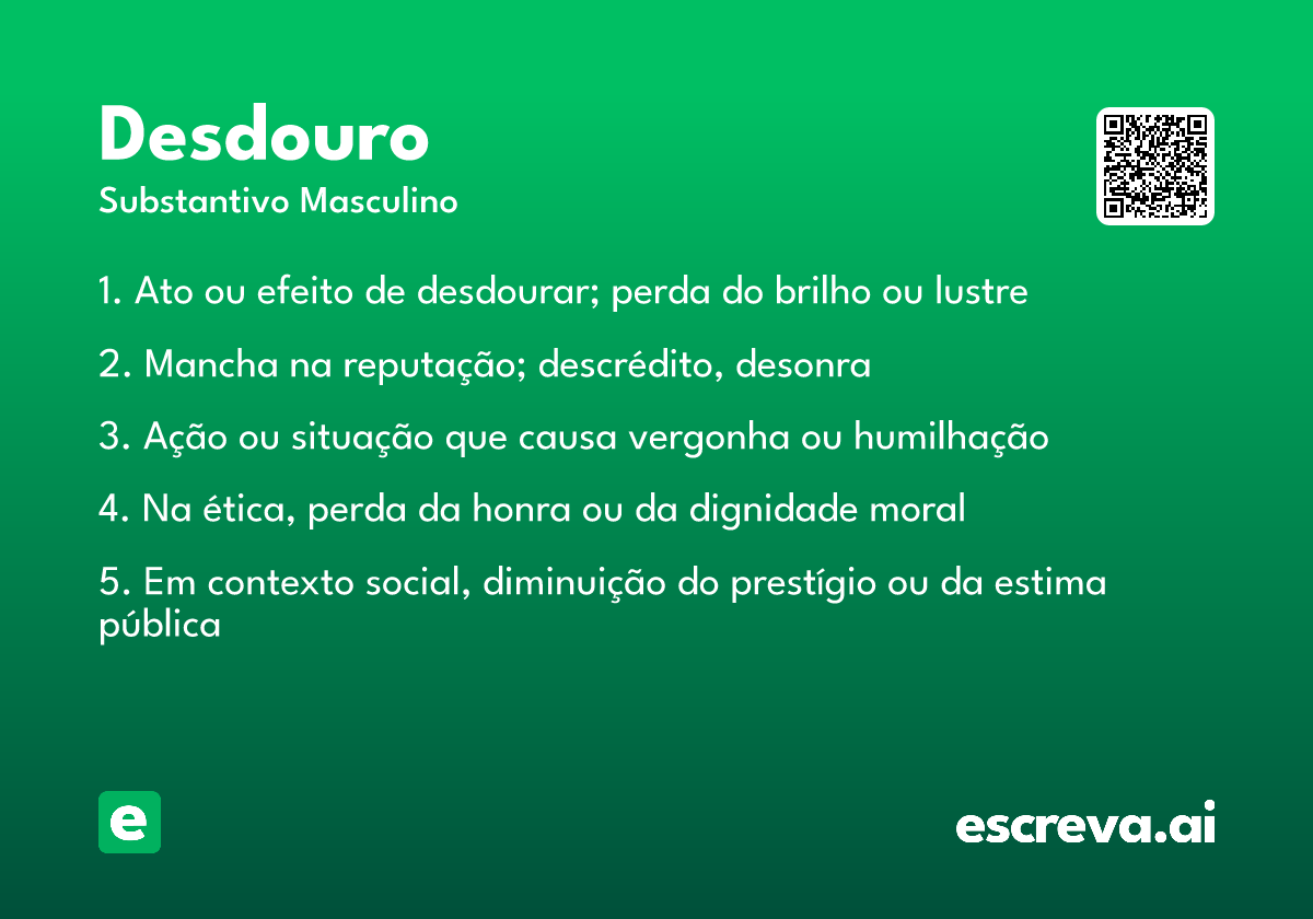 desdouro