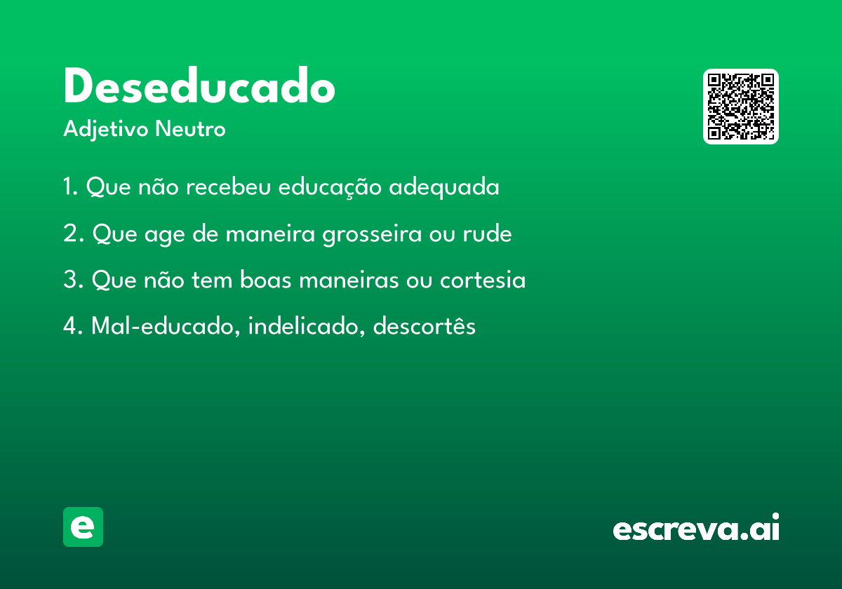 deseducado