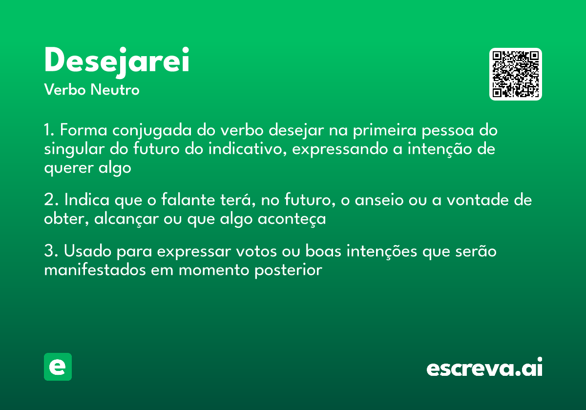 desejarei