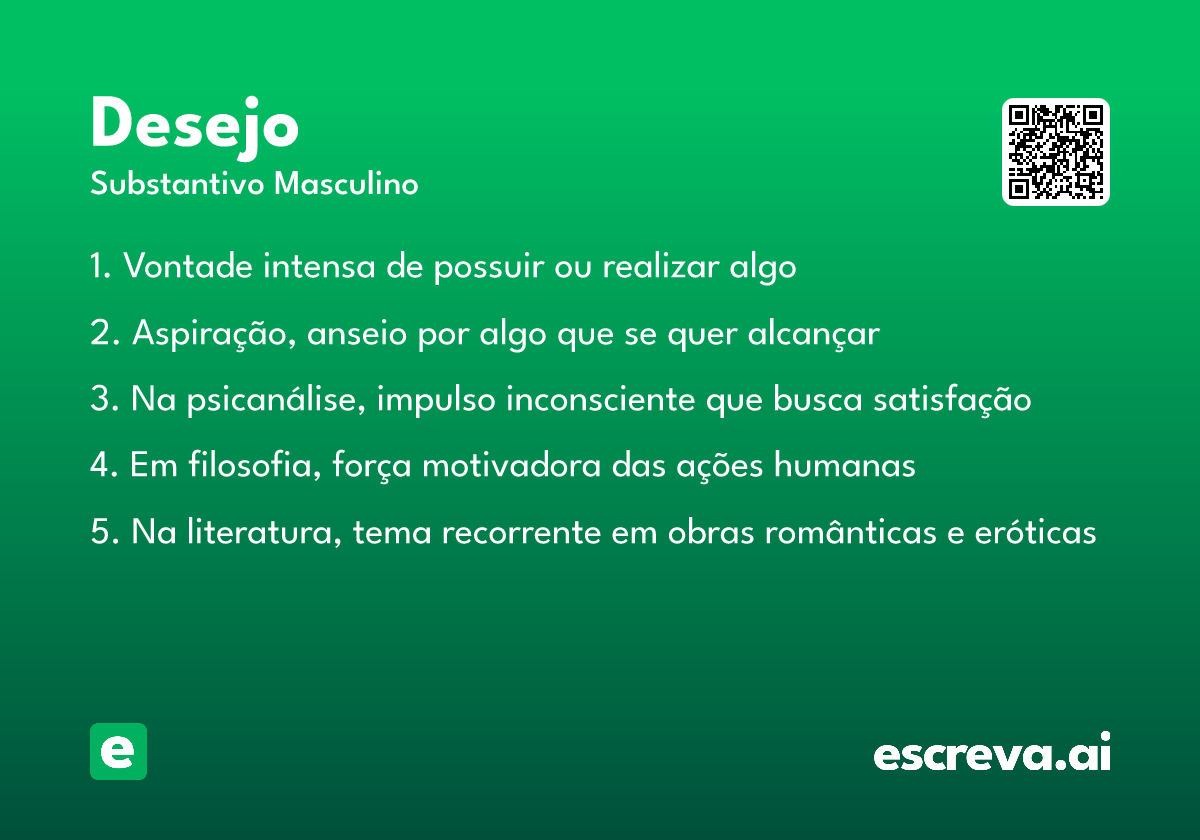 desejo