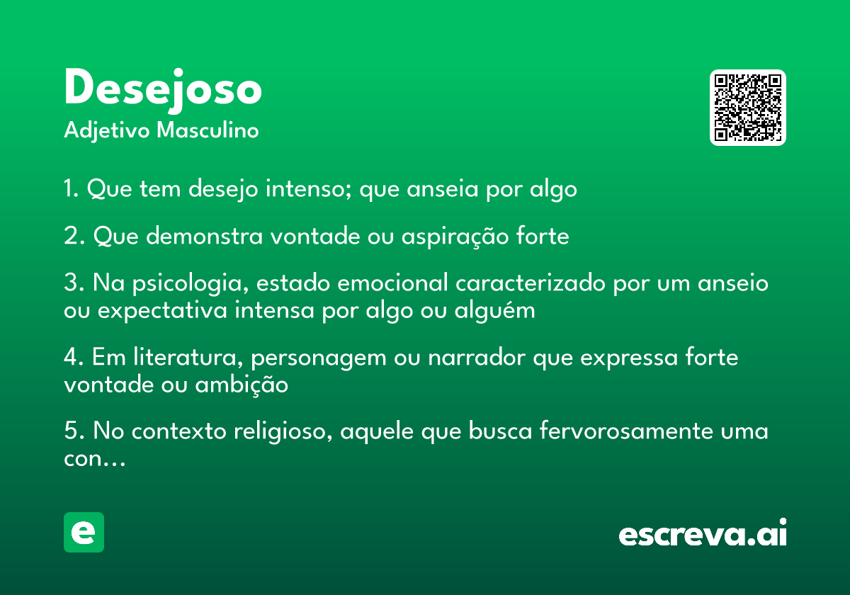 desejoso