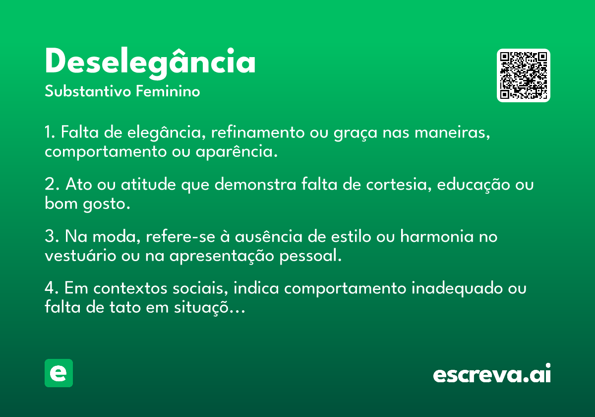 deselegância