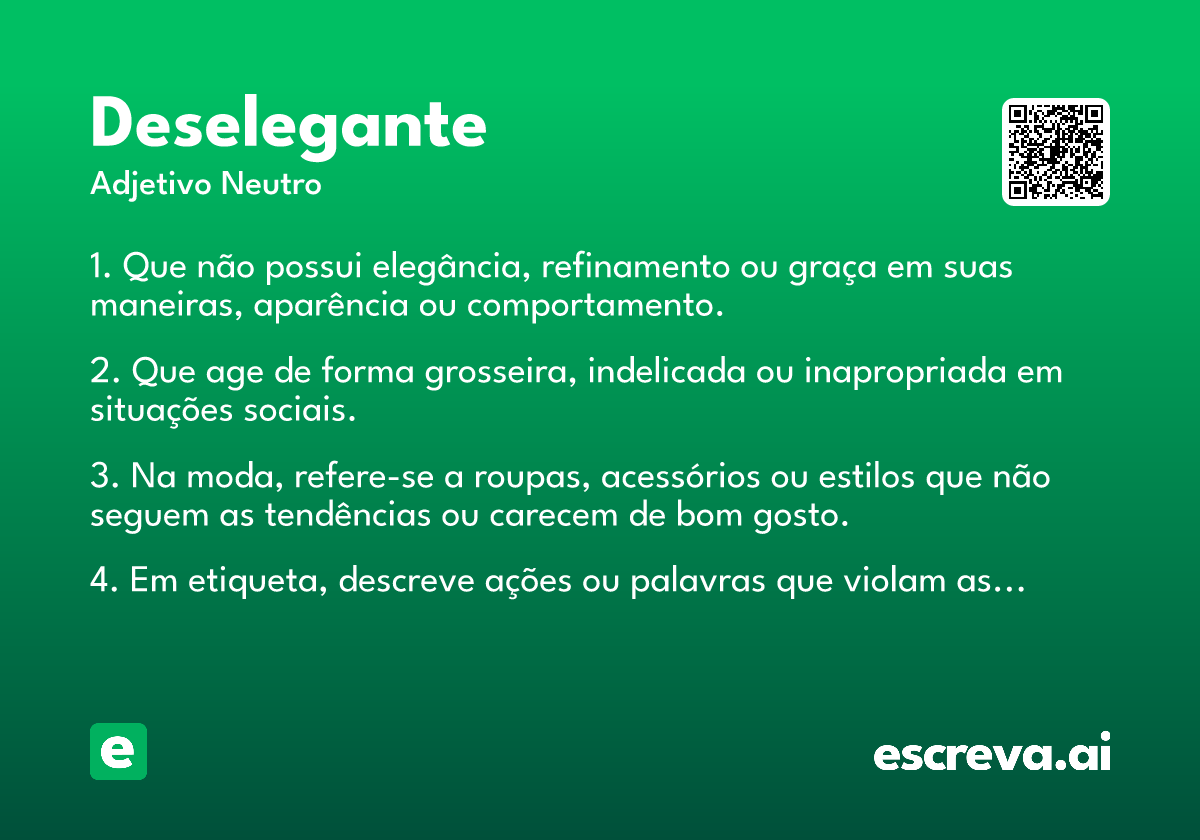 deselegante
