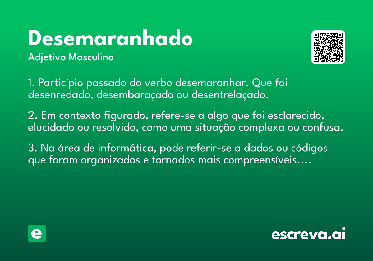 desemaranhado