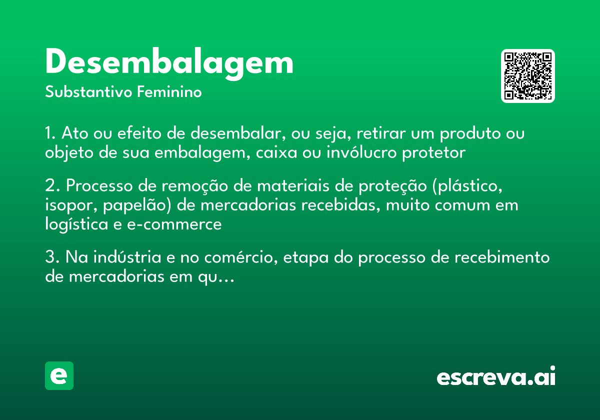 desembalagem