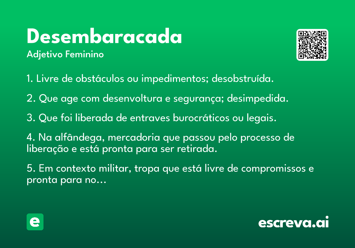 desembaracada