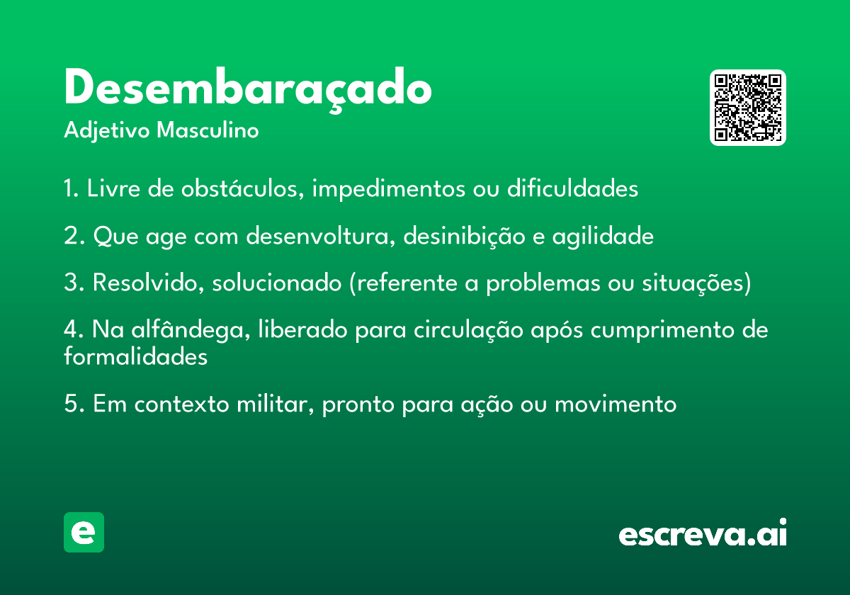 desembaraçado