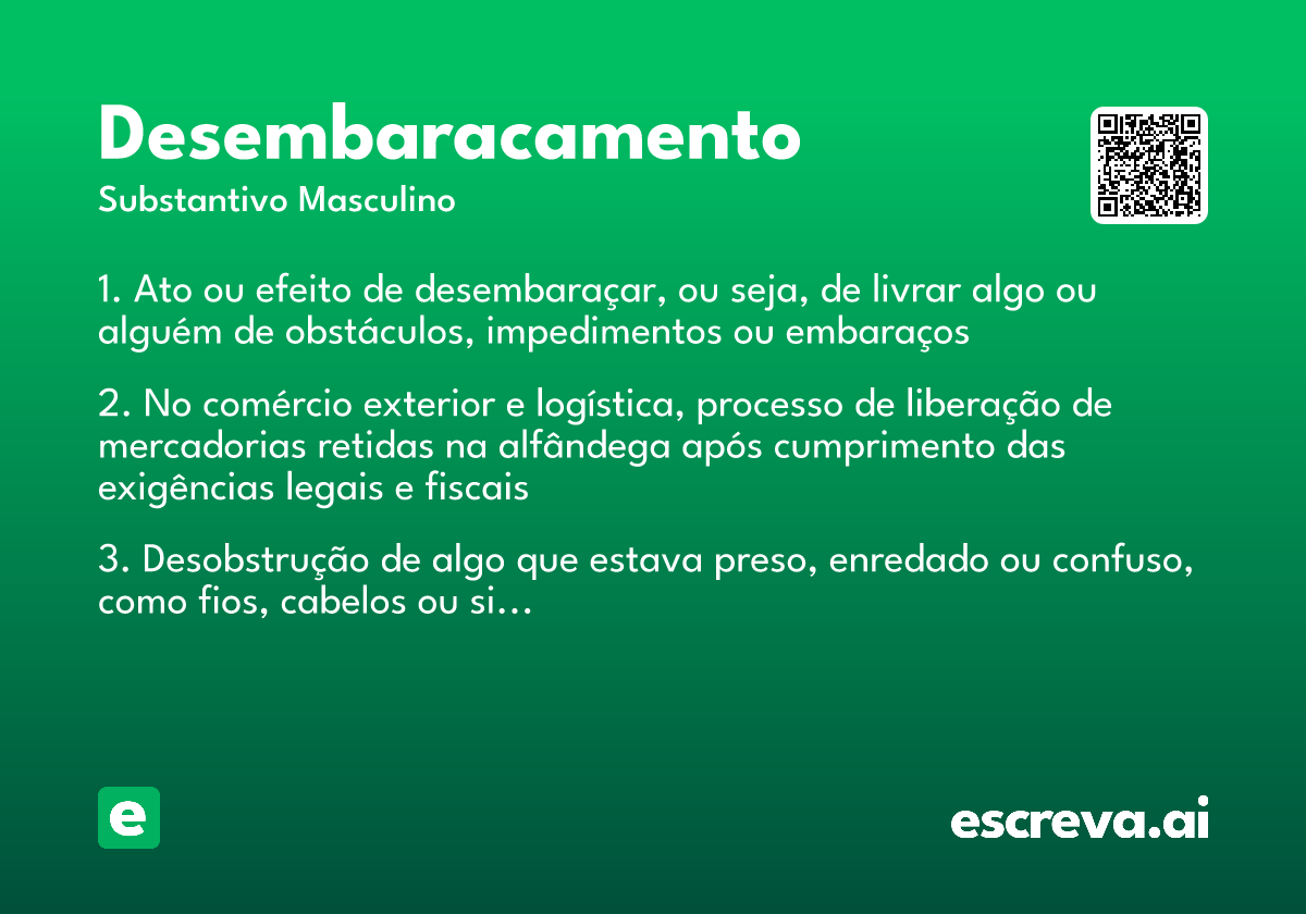 desembaracamento