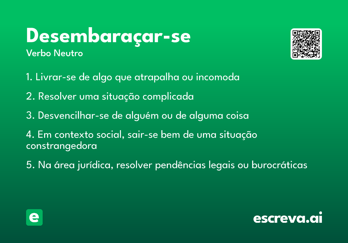 desembaraçar-se