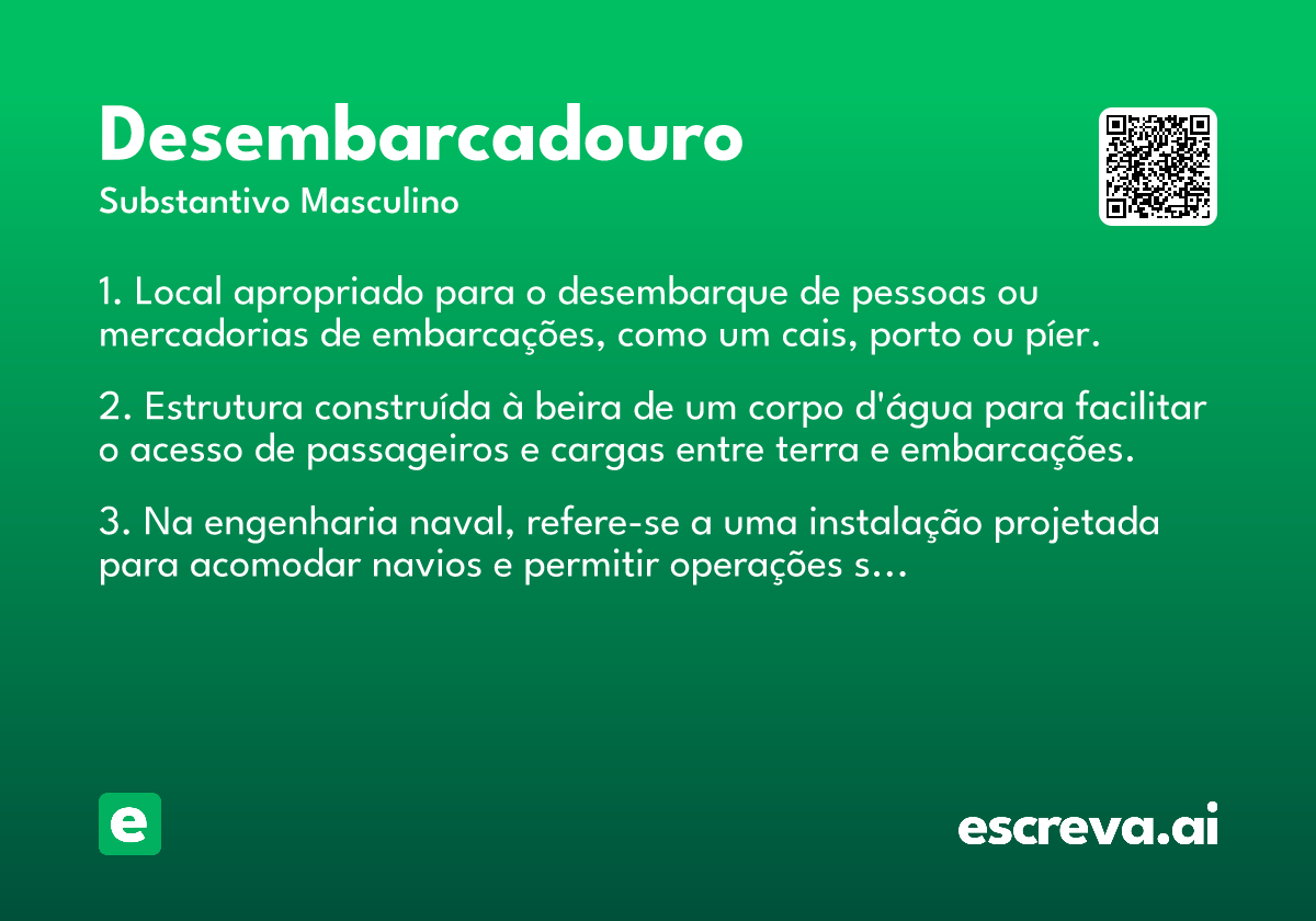 desembarcadouro