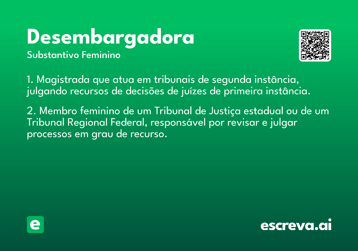 desembargadora