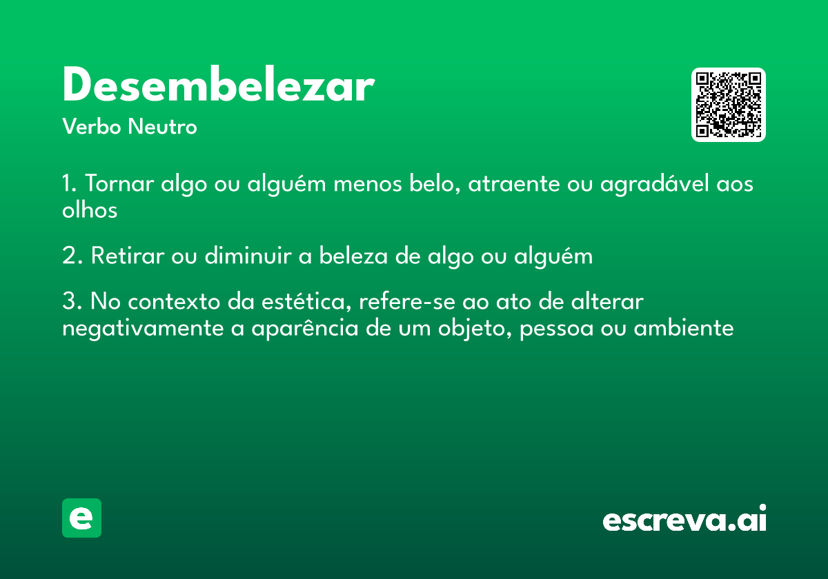 desembelezar