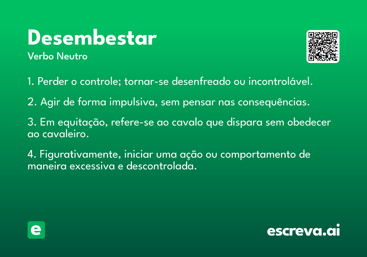 desembestar