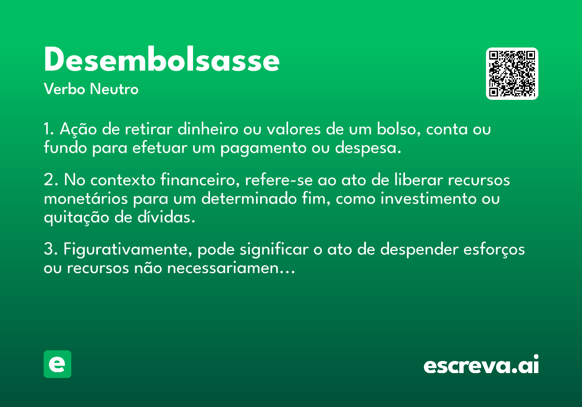 desembolsasse