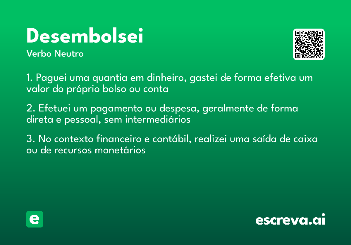 desembolsei