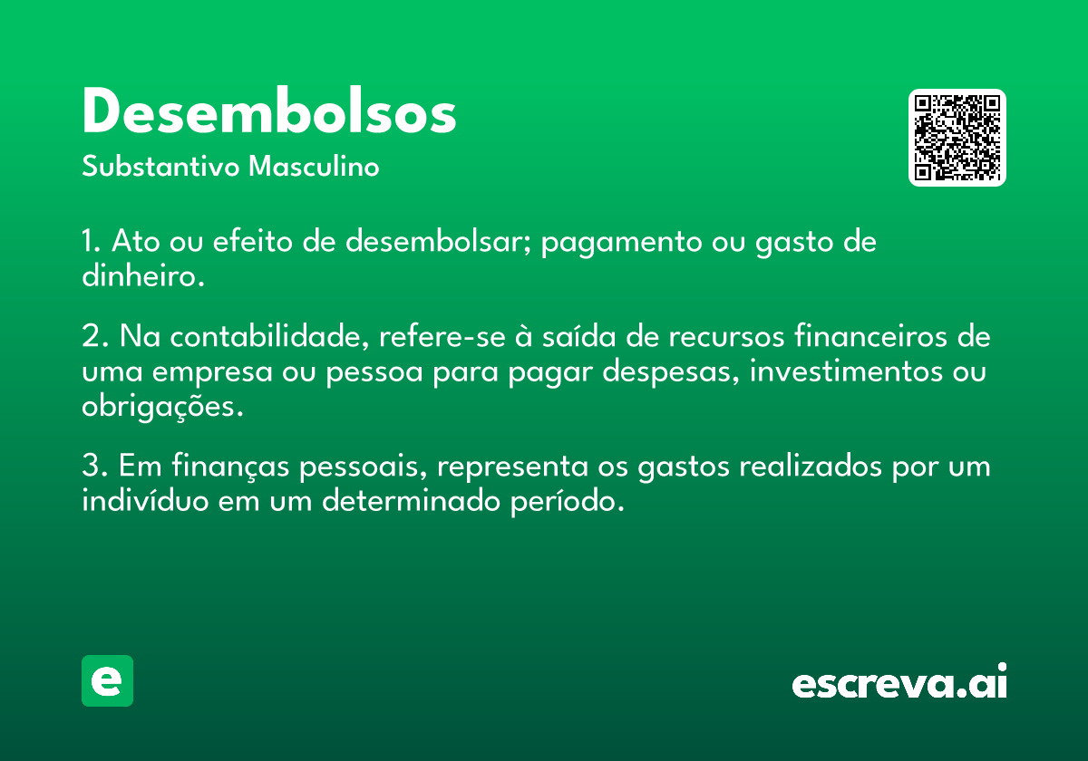 desembolsos
