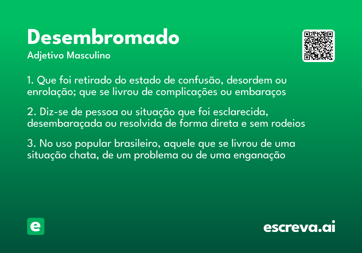 desembromado