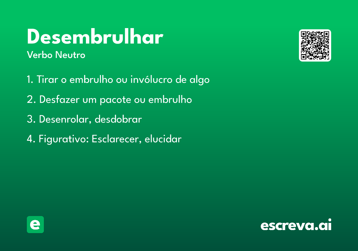 desembrulhar