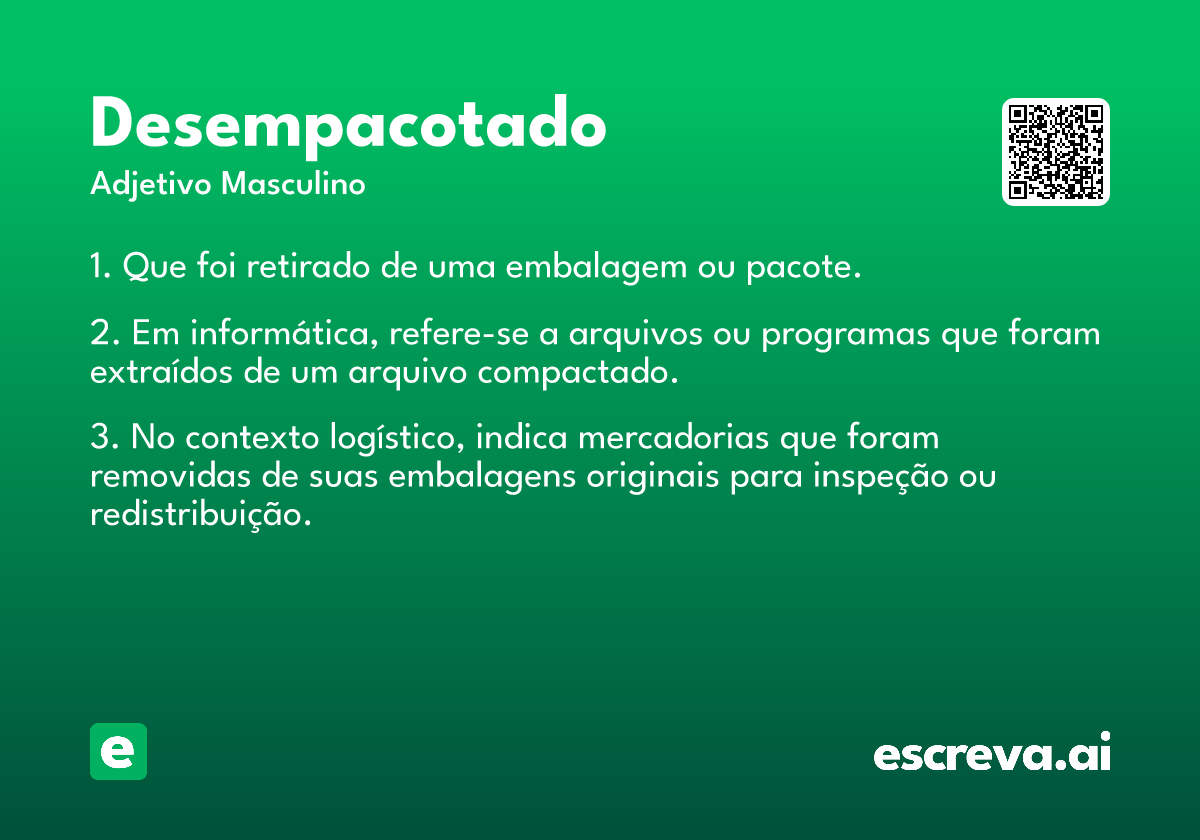 desempacotado