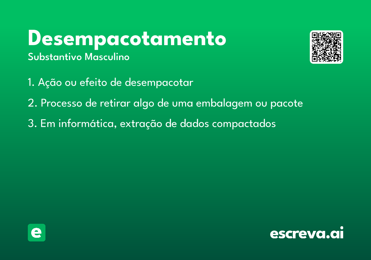desempacotamento