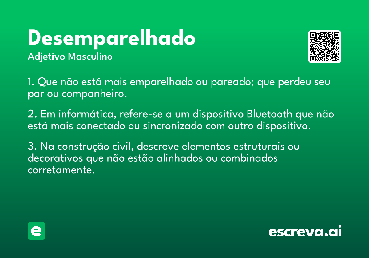 desemparelhado